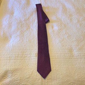 Purple Polka Dot Oscar by Oscar de la Renta Tie